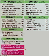 Zaika Fast Food menu 2