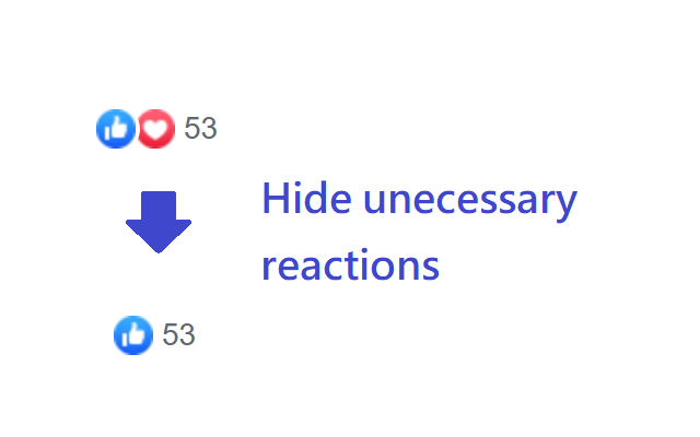 Hide reactions for facebook Preview image 1