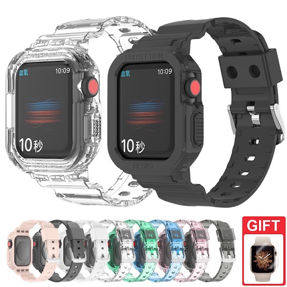 Dây Silicone Đeo Đồng Hồ Dành Cho Apple Watch Series 7/6/Se/5/4/3 45Mm 41Mm 44Mm 42Mm 40Mm 38Mm