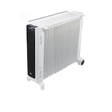 Lò sưởi dầu 15 thanh TIROSS có điều khiển, hẹn giờ, giá phơi, 2800W TS9215