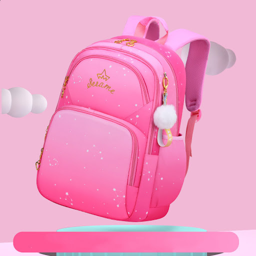 Title 5, Gradient Color Primary School Student Schoolbag...