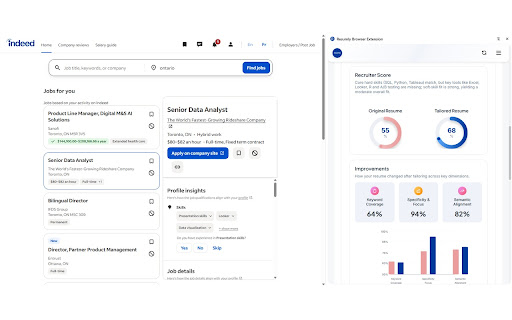 Resumly Browser Extension screenshot 2
