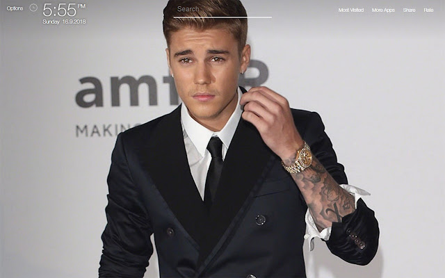 Justin Bieber Wallpapers FullHD New Tab