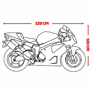 Husa exterioara motocicleta, 210 cm x 120 cm
