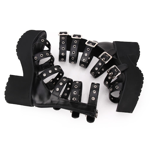 Title 4, High-heeled platform sandals for ultimate style...