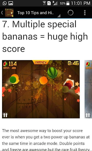 New Guide for Fruit Ninja