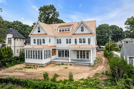 Large white house under construction - House purchase in Wall Township, 7 bedrooms