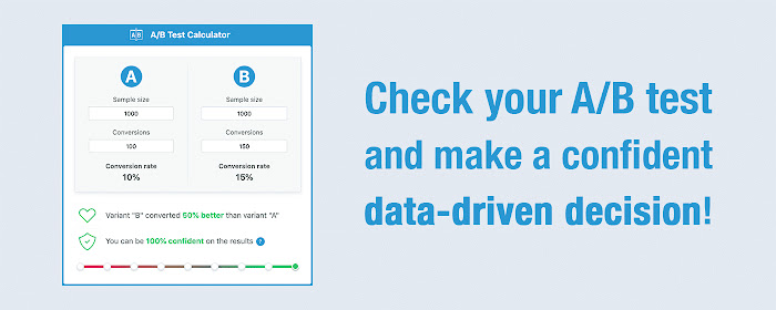 A/B Test Calculator marquee promo image