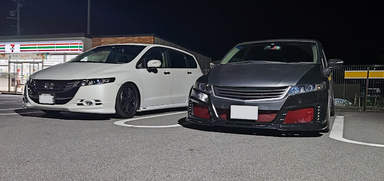 オデッセイのオデッセイ RB3・いつもいいねありがとうございます😊・オデ同士初コラボ・密会コラボ・フォロワーさんとコラボに関するカスタム事例の投稿画像2枚目