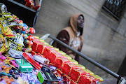 A vendor displays cigarettes in the Johannesburg CBD. The illicit trade of cigarettes is said to have a huge impact on the political economy of SA. 