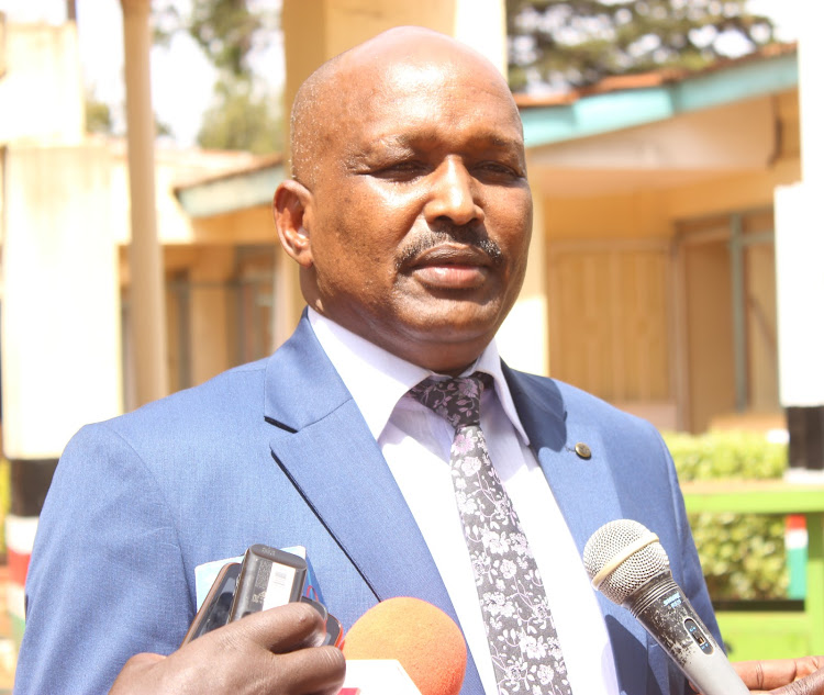 New Elgeyo Marakwet county commissioner John Korir in Iten town on January 28, 2022