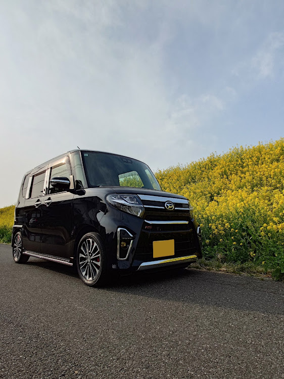 タントカスタムのいいね！をしてくれた人に感謝✨・春の風物詩と愛車・愛車の半顔が見たい・ハーフリアショットに関するカスタム事例の投稿画像2枚目