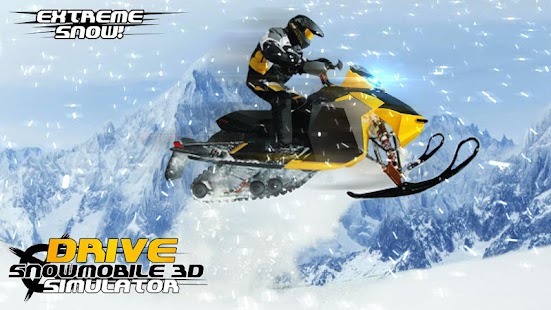  Drive Snowmobile 3D Simulator- screenshot thumbnail 