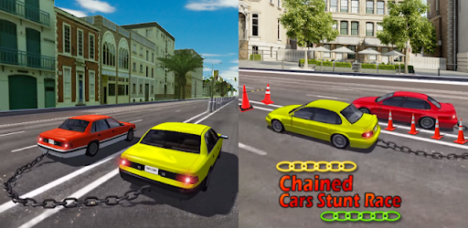 Chained Cars Stunt Racing Game