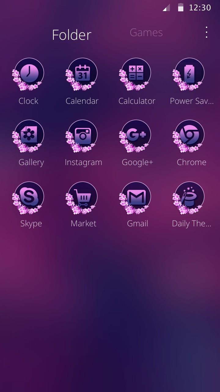 Purple Flower Screen 3