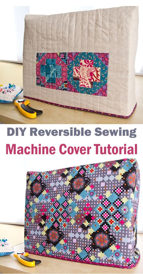 Vintage Caravan Sewing Machine Cover Pattern 