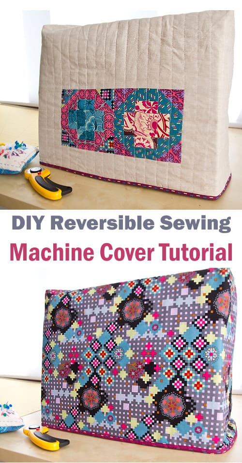 Floral Flamingo Sewing Machine Cover 