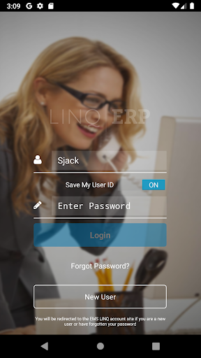 Screenshot LINQ | ERP
