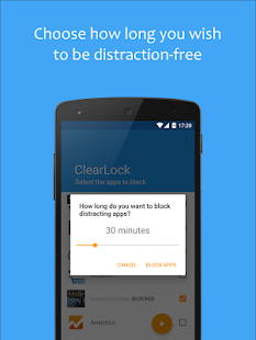 ClearLock: block distractions!