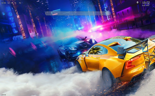 Need for Speed Heat HD Wallpapers Tab