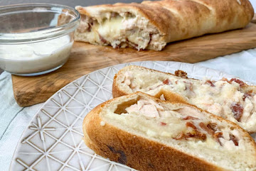 Chicken Bacon Ranch Stromboli