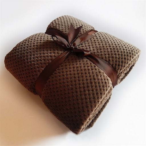 Title 3, Solid color mesh coral velvet towel, soft and a...