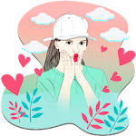 Cover Image of Herunterladen WAStickerApps Girly m 1.2 APK