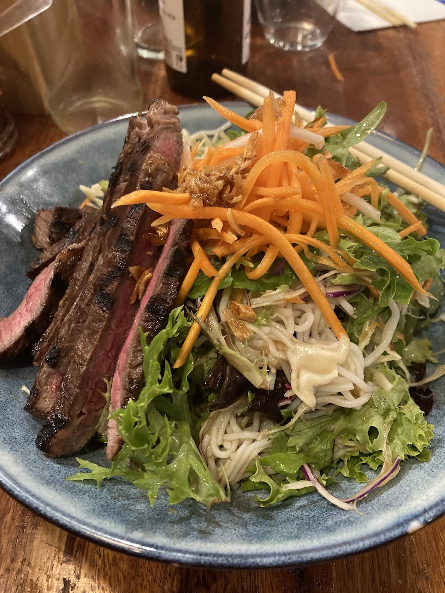 Beef noodle salad