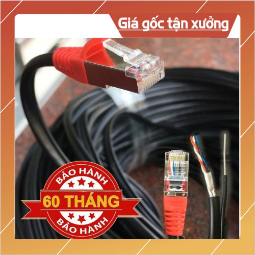 Dây Mạng Ngoài Trời 50M , 40M , 30M , 20M ( Bấm Sẵn 2 Đầu )