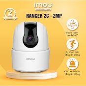 Camera Wifi Trong Nhà Imou Ranger 2C (2Mp) I Đàm Thoại Hai Chiều I Xoay 360 I Phát Hiện Chuyển Động