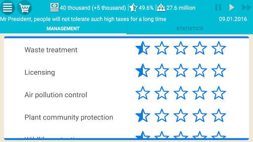 Screenshot President Simulator Lite