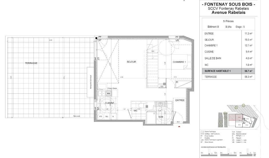 Vente appartement 5 pièces 106 m² à Fontenay-sous-Bois (94120), 606 131 €