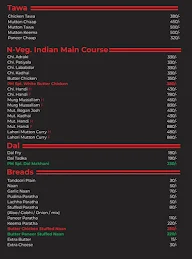 Punjab Mail menu 1