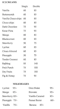 Cakemile menu 4