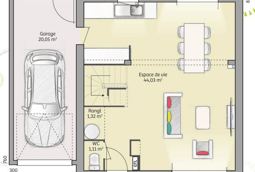  Vente Terrain + Maison - Terrain : 247m² - Maison : 91m² à Arpajon (91290) 