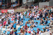 Englands Barny Army welcoming the players on the field during day 4 of the first International Test Series 2019/20 game between South Africa and England at Supersport Park, Centurion on 29 December 2019.