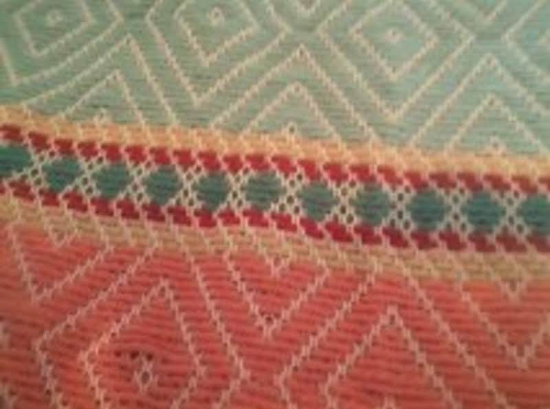 An Up Close Version Of The Pattern