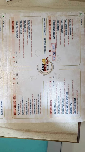 Real Pizza Bite menu 