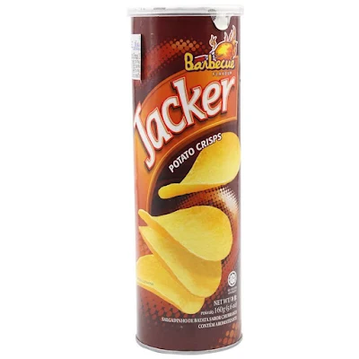 Jacker Potato Crisps - Barbecue Flavor - 160 g