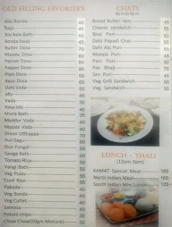 Kamat Restaurant, NR Road menu 5