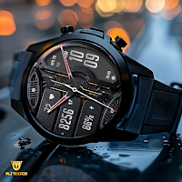 MJ197 Future Hybrid Watch Face Screenshot 4 of 7