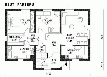 WB-3410 - Rzut parteru