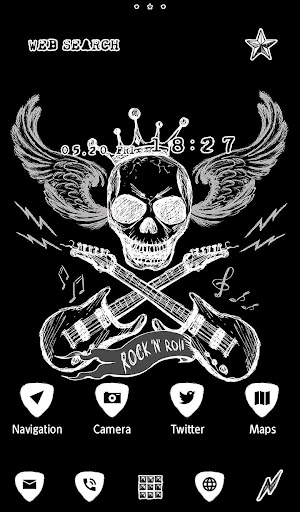 Skull Wallpaper Rock 'n Roll 1.0.0 Windows u7528 2