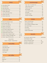 American Burger Cafe menu 3