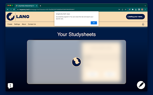 Quizlet to LangStudy
