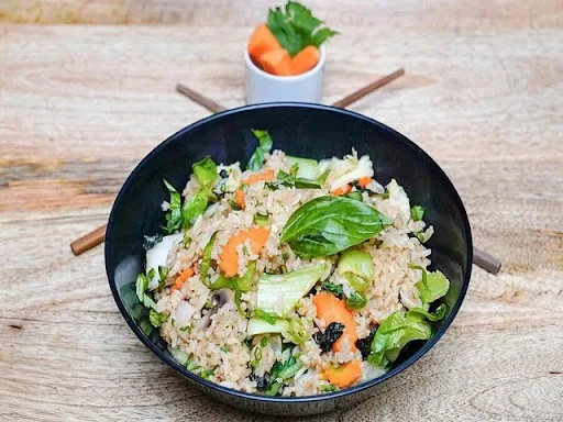 Veg Thai Basil Fried Rice (Serves 1-2)