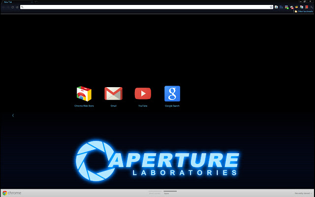 Aperture Laboratories chrome extension