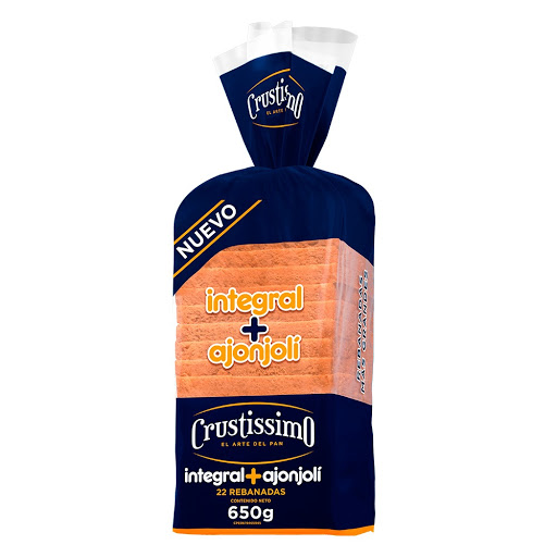 //Pan Crustissimo Integral Mas Ajonjoli 650Gr undefined