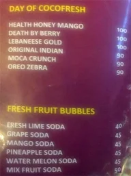 Coco Fresh menu 6