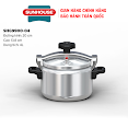 Nồi Áp Suất Sunhouse Shg9900 - 04, Shg9900 - 05, Shg9900 - 06, Dung Tích 4L, 5L, 6L, Chất Liệu Nhôm Nguyên Chất Bền Bỉ, Sử Dụng Trên Bếp Gas Và Bếp Hồng Ngoại, Không Dùng Được Bếp Từ - Hàng Chính Hãng